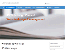 Tablet Screenshot of jswebdesign.nl